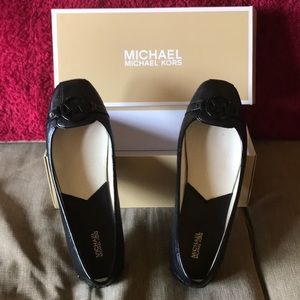 Michael Kors Fulton Leather Contrast Moccasin